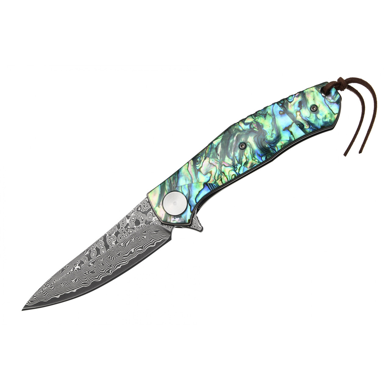 Ніж складаний Grand Way DG 033 (Дамаск, multicolor, liner lock) JGR