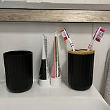 Набір аксесуарів для ванної кімнати 6в1 чорний Ruhhy 24636 Польща, фото 6