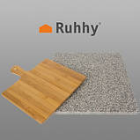 Камінь шамотний 38х36х2 см + дошка для випікання , піци набір Ruhhy 24264 Польща, фото 2