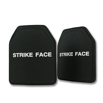 Комплект бронеплит (2 шт.) 6 клас NIJ IV ДСТУ, 2.8 кг Al2O3+PE