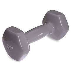 Гантелі вінілові Dumbbells Beauty 2 кг для фітнесу, аеробіки, тренування (TA-2777-2)