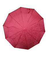 Парасолька жіноча Bellissimo SL461C напівавтомат 10 спиць проявка Червоний