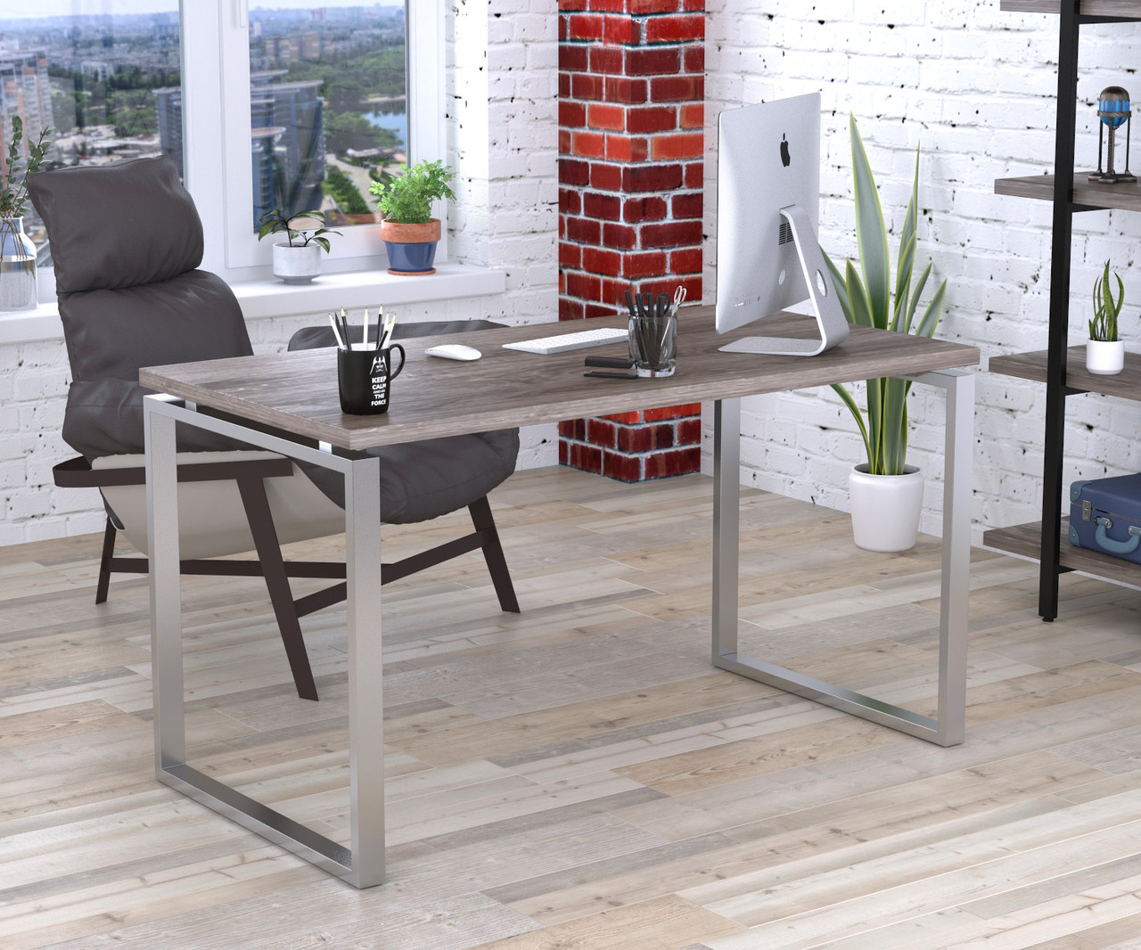 Письмовий стіл Q-135-36 Loft design Дуб Палена