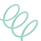 Кабель Lightning гнучкий 1.2м зелений Baseus Jelly Liquid Silica Gel CAGD0006 kr, фото 2