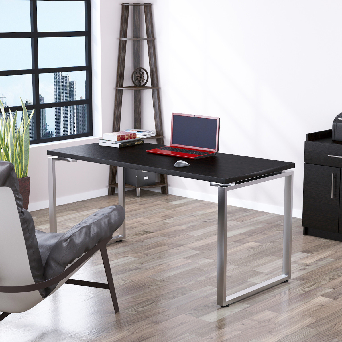 Письмовий стіл Loft design Q-160-36 Венге Луїзіана