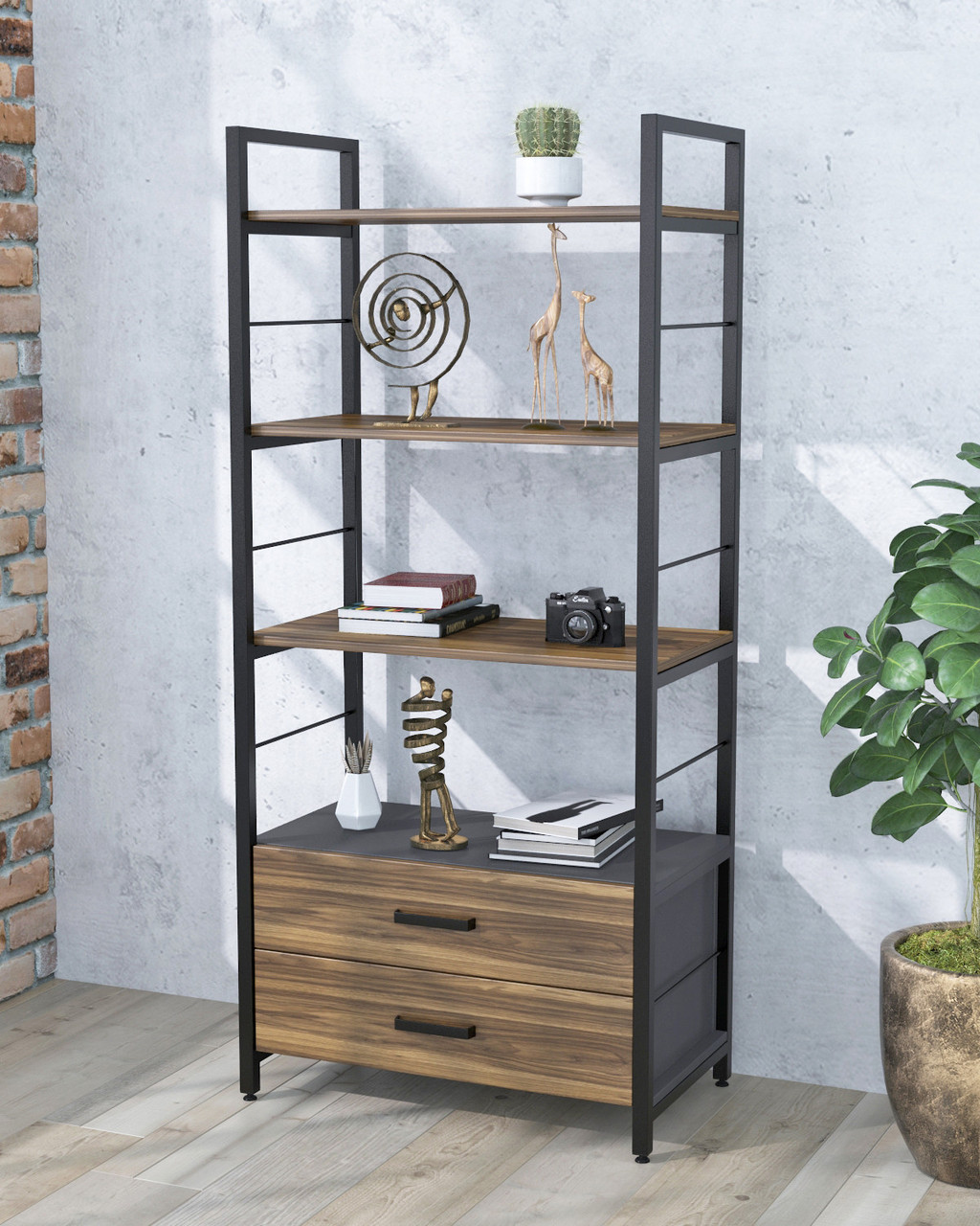 Стелаж L-155 із ящиками Loft Design Орех Модена, фото 1