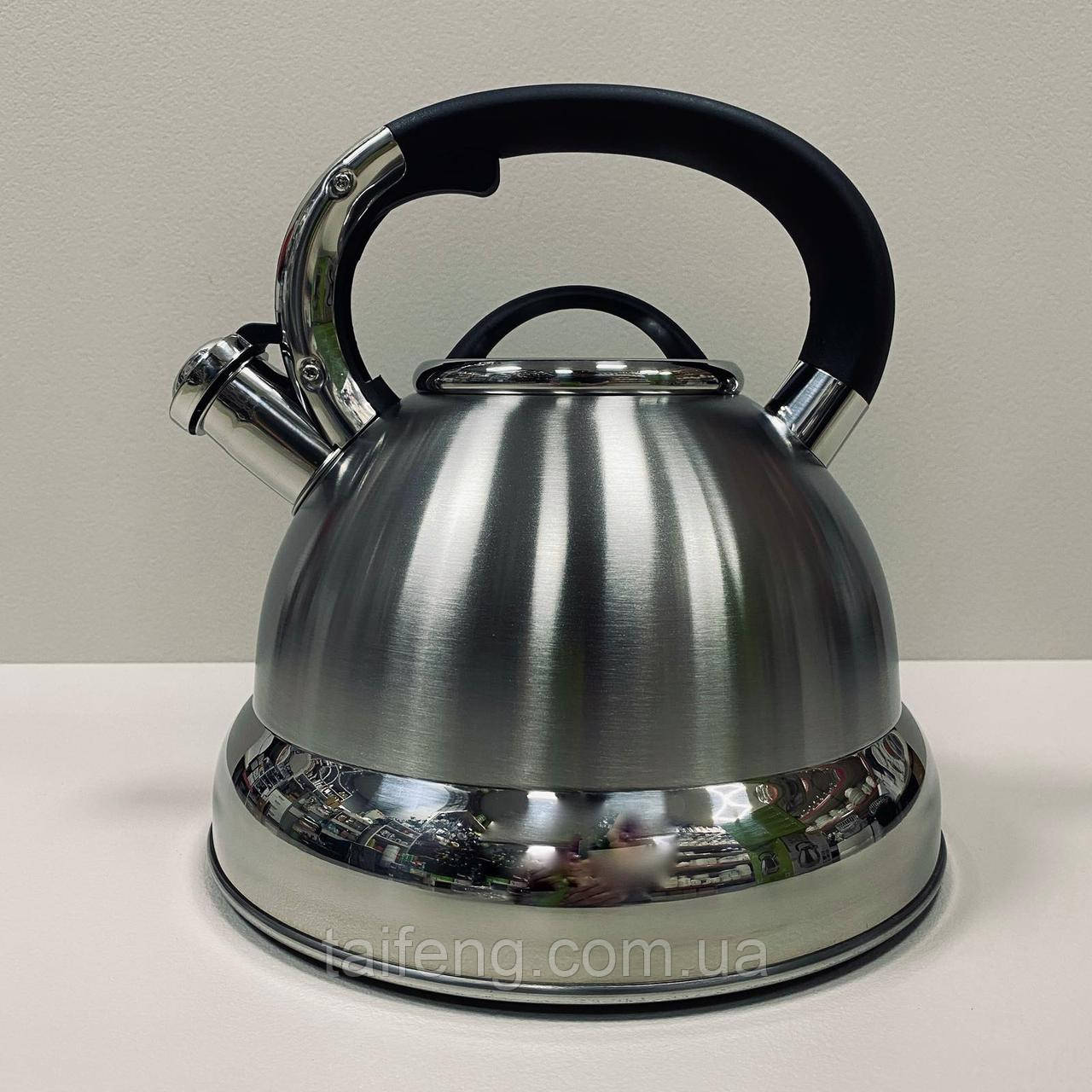 Чайник із неіржавкої сталі Maestro зі свистком 4 л Maestro 1332-4