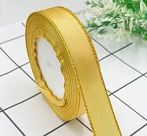 Стрічки атласні з люрексом