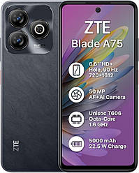 ZTE Blade A75 4/128 GB Black Гарантія 1 рік