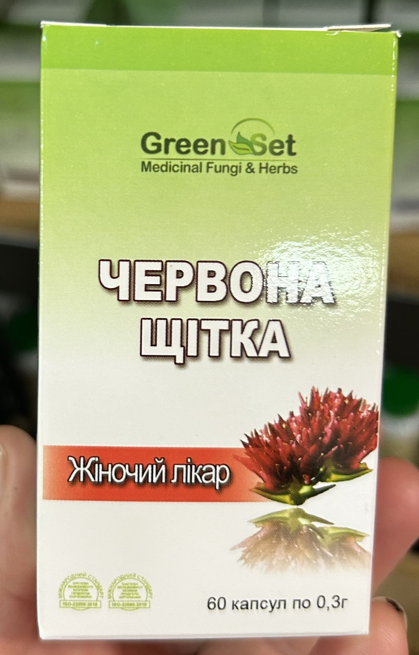 Червона щітка (Danikafarm) 60 капсул. - сприяє нормалізації синтезу естрогену та прогестерону.