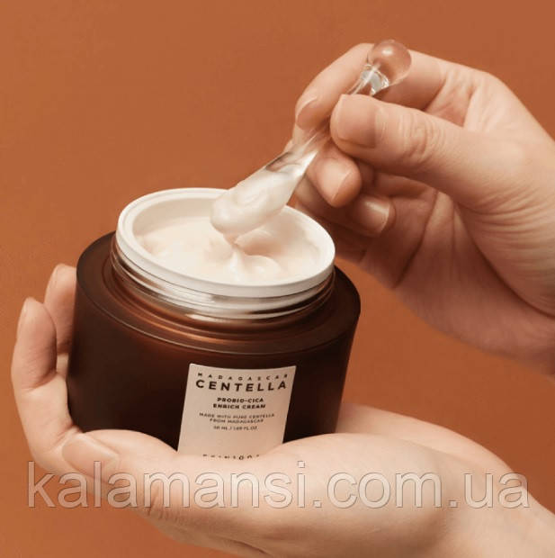 Інтенсивний крем ламелярний з пробіотиками SKIN1004 Madagascar Centella Probio-Cica Enrich Cream 50 мл, фото 1