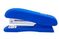 Степлер пластиковий, RUBBER TOUCH Buromax 4202 20 арк. (скоби №24; 26) 127х54х33 мм синій