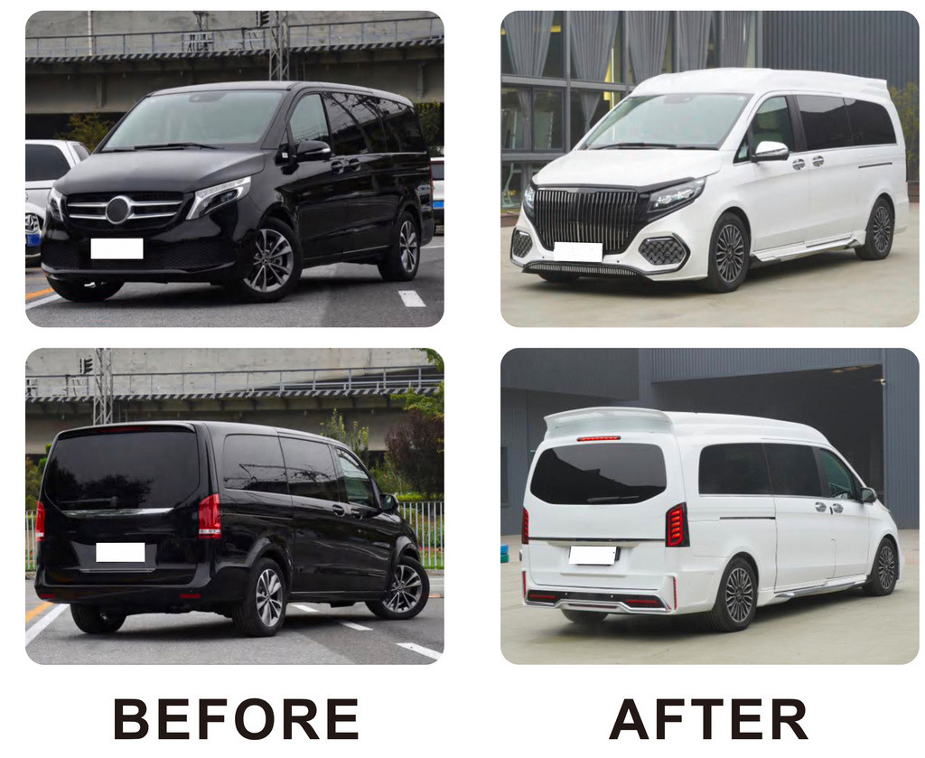 Комплект обвісу (Maybach Type-2024 з капотом) GBT для Mercedes Vito / V-class W447, фото 1