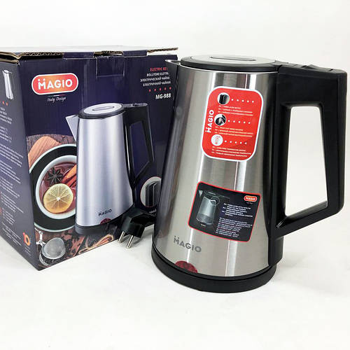Электронный чайник MAGIO MG-988, Маленький электрочайник, Тихий WD-674 ...