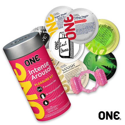 Подарунковий набір ONE Intense Arousal, подарункове паковання тюб, фото 3