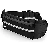 Поясна сумка для телефона водовідштовхувальна спортивна Belt-Case чорна