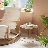 Журнальний кавовий столик Cambridge 40x40x44 см білий, фото 6