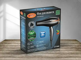Фен для волосся 3500Вт BITEK BT-409B 12шт 6601
