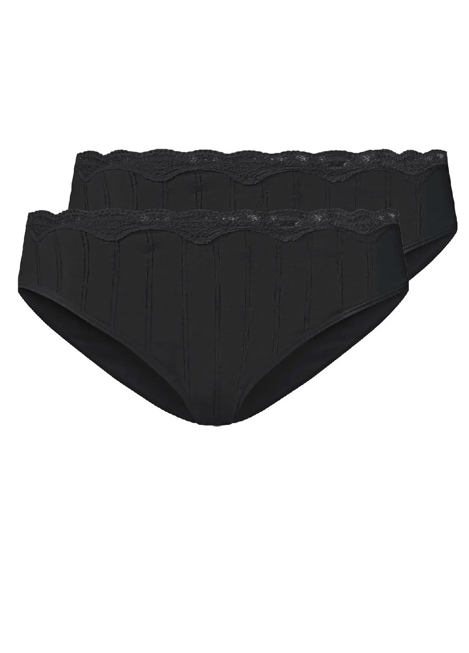 Комплект жіночих трусиків-сліп з мереживом (2шт)
