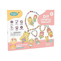 Набір для творчості, вітражі та вітражні фарби "Знаки зодіаку", 12 підвісок, 9 фарб