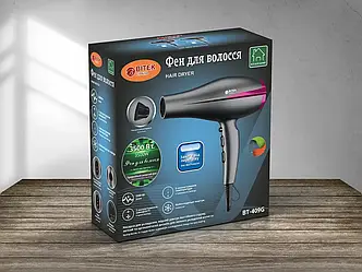 Фен для волосся 3500Вт BITEK BT-409G 12шт 6600