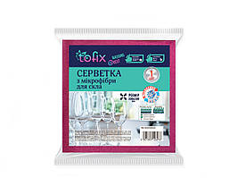 Tofix Серветка з мікрофібри для скла 30х30см, 1 шт
