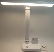 Настільна сенсорна акумуляторна лампа для школяра 3 рівні яскравості із сенсорним керуванням, органайзером