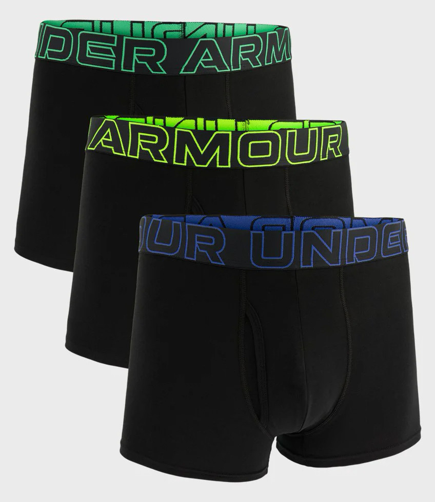 Труси UA PERFORMANCE COTTON - SOLID 3 3PK чорний Чол XXL, фото 1