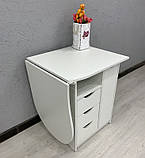 Правосторонній манікюрний складний стіл з тумбою V490, фото 2