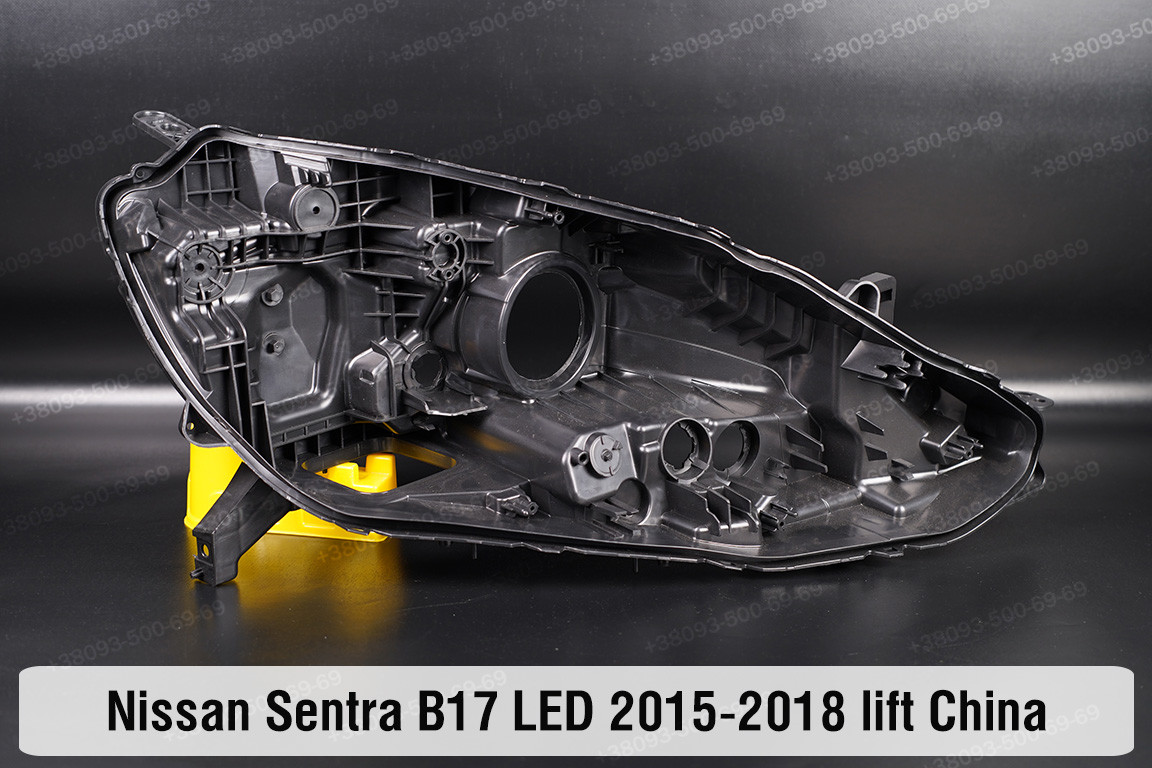 Корпус фари Nissan Sentra B17 LED China (2015-2018) рест правий, фото 1