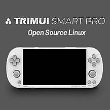 Портативна ігрова приставка з ретро іграми Trimui smart pro White + карта пам'яті 128GB, фото 3