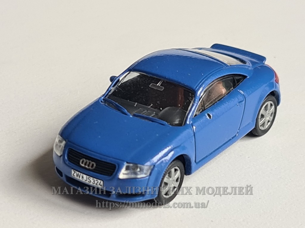 Модель легкового автомобiля Audi TT Coupe blau, масштаба 1/87, H0 / RIETZE, фото 1