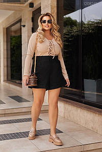 Жіночі шорти Шорти No5 (чорний) 1208241