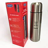 Термос у вигляді пляшки MAGIO MG-1032S 750 мл, Термос з нержавіючої сталі для гарячого чаю NP-92, фото 8