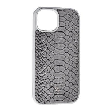 Чохол Santa Barbara Snake для Apple iPhone 15 Grey, фото 1