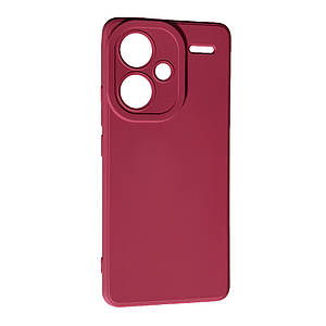 Силіконовий чохол SMTT для Xiaomi Redmi Note 13 Pro Plus (5G) Bordo