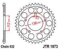 Задняя звезда JT JTR1873.48