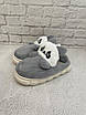 Дитячі кімнатні капці, сірі, м'які, теплі, фото 2