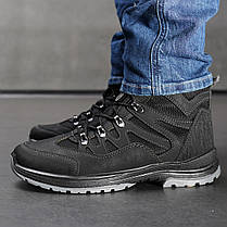 Черевики чоловічі зимові чорні із шнурками, фото 2