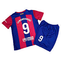 Дитяча футбольна форма Барселони Левандовський сезон 22-23 роки