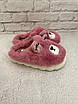 Дитячі кімнатні капці, рожеві, м'які, теплі, фото 2