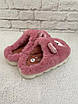 Дитячі кімнатні капці, рожеві, м'які, теплі, фото 4