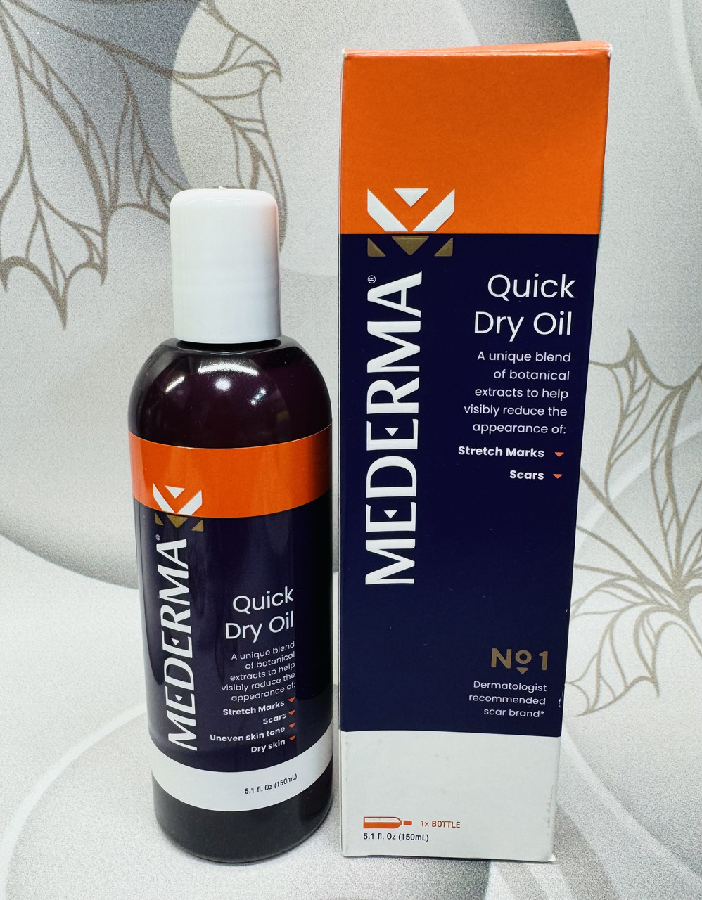 Олійка від шрамів і розтяжок Mederma Quick Dry Oil