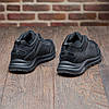 Чоловічі шкіряні кросівки (натуральна шкіра) чорні демісезонні для чоловіків на весну осінь, розміри 39-46, фото 6