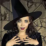 Карнавальний ковпак чародія чарівника відьми, фото 4