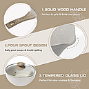 Сотейник з антипригарним покриттям 18 см 1,5 л RB-772, фото 5