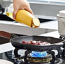 Скляна пляшка для олії, автоматичне відкриття й закриття Fuel injection bottle AND832, фото 3