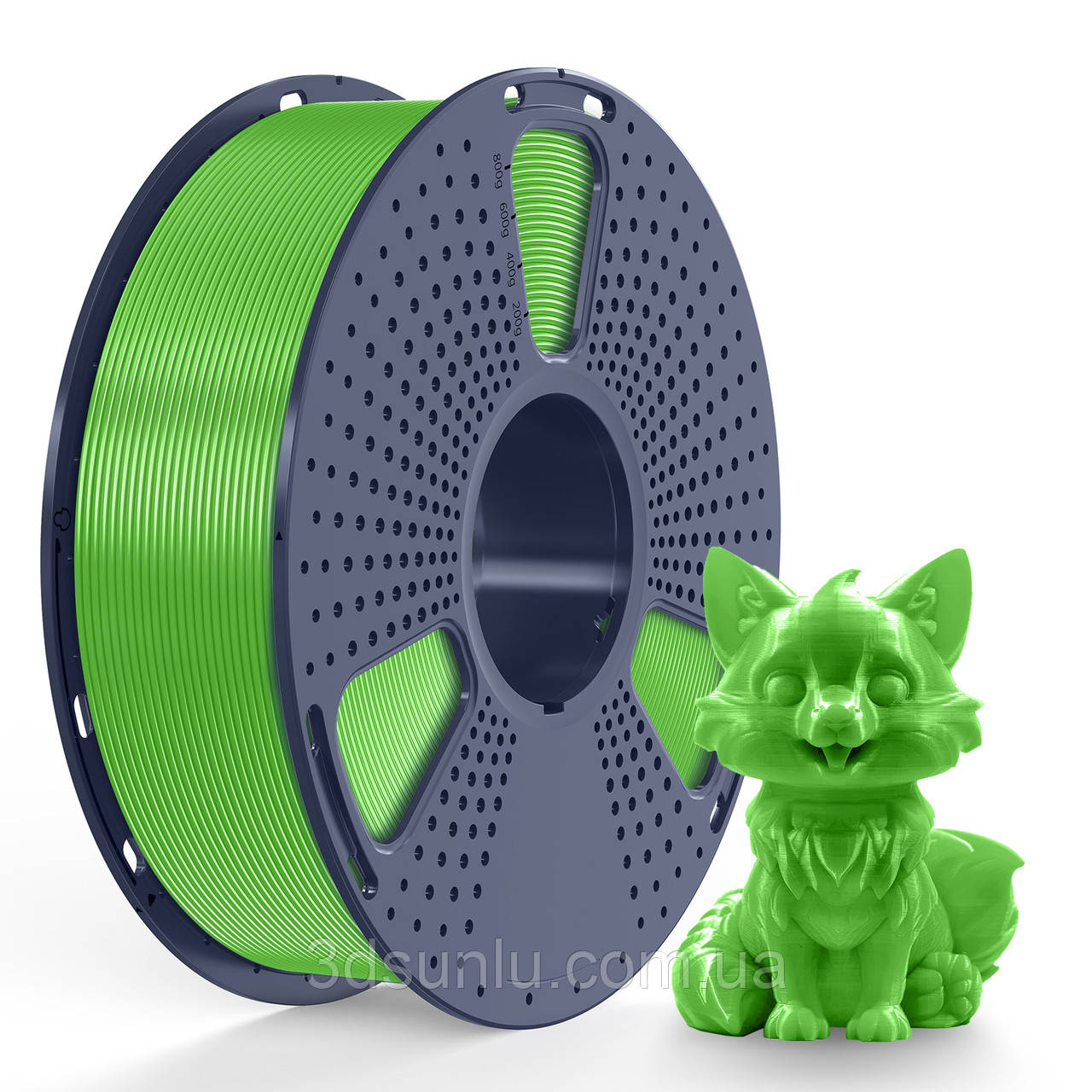 Пластик філамент для 3D-друку SUNLU PETG Green Reusable Spool