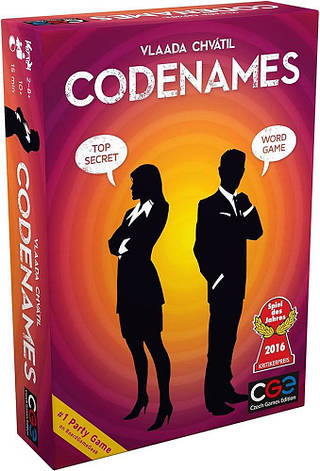Настільна гра Кодові імена Гра слів (Codenames АНГЛ) + правила українською, фото 1