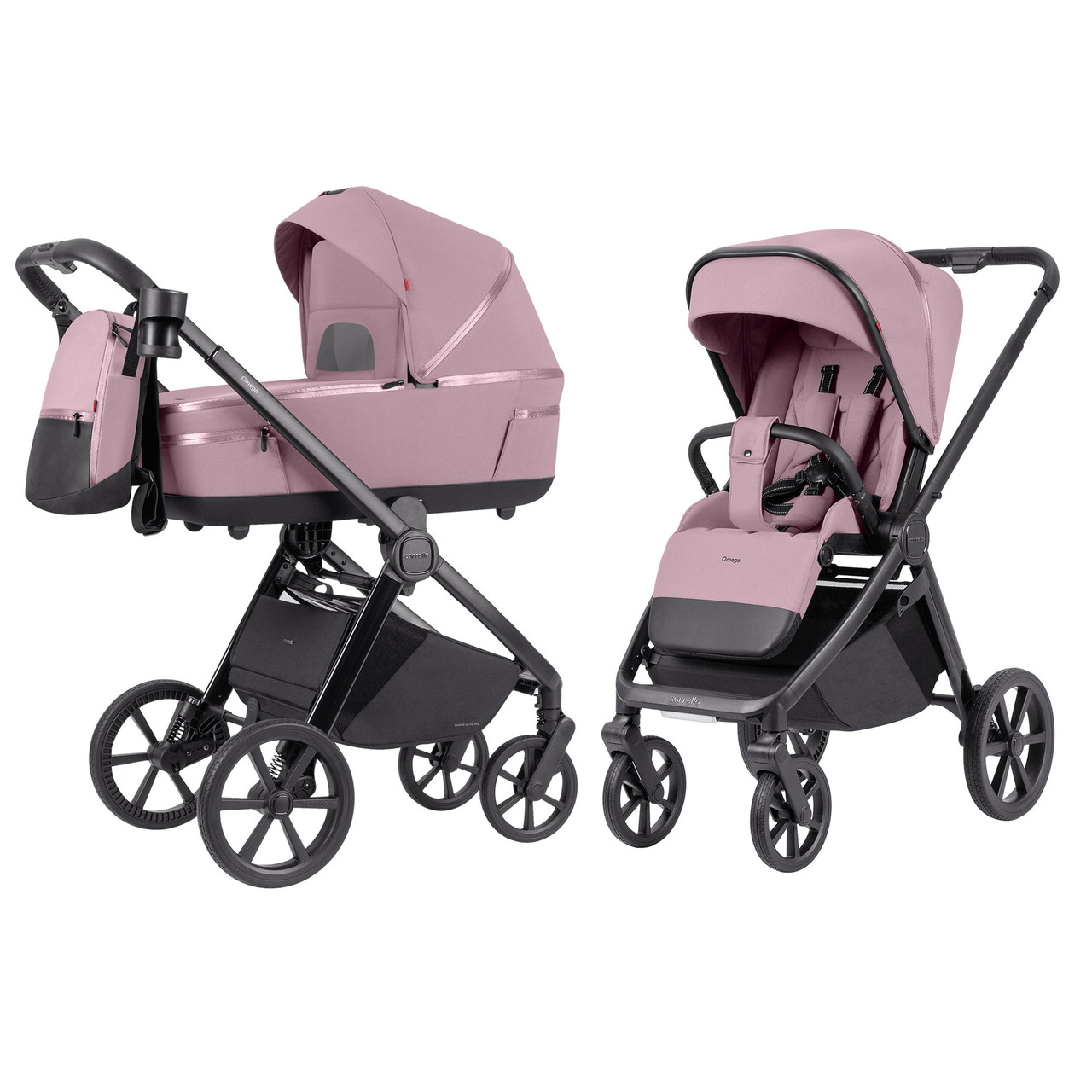 Коляска універсальна Carrello Omega + CRL-6540 Galaxy Pink